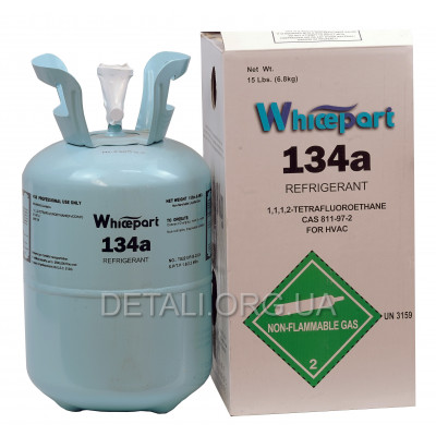Фреон хладагент Whicepart 134а 6,8 кг для авто кондиционеров и холодильников