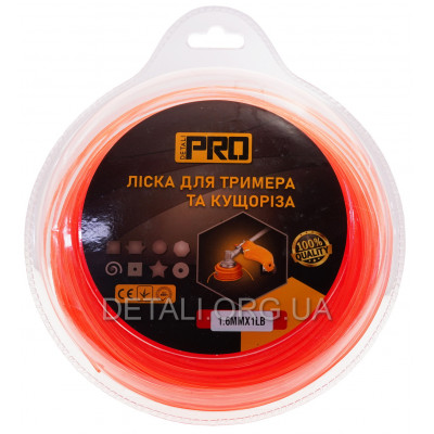 Леска косильная звезда d1.6 мм 1 LB (160 м)