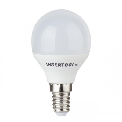 Лампа світлодіодна LED P45, E14, 5Вт, 150-300В, 4000K, 30000г, гарантія 3 роки.