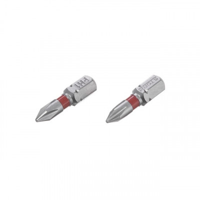 Комплект отверточних насадок PH1 1/4 25мм S2 уп.2 шт STORM