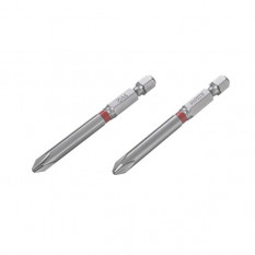 Комплект отверточних насадок PH2 1/4 70мм S2 уп.2 шт STORM
