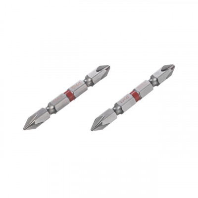 Комплект отверточних насадок PH2/PH1 1/4 60мм S2 уп.2 шт STORM