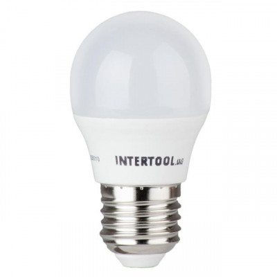 Лампа светодиодная LED G45, E27, 5Вт, 150-300В, 4000K, 30000ч, гарантия 3года