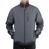 Куртка SOFTSHELL темно-серая, ткань 300 GSM 100D, 96% полиэстр и 4% эластан, XXL