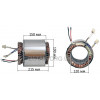 Статор электродвигателя 6,5-7 кВт 220V генератора 188F МЕДЬ