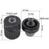 Самозатискний патрон 1/2UNF 2-13mm з перехідником перфоратора Bosch GBH 2-26 DFR аналог 2608572212