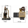 Щіткотримач в комплекті болгарки W900 Metabo 5х10 230V (1 шт) оригінал 316046890