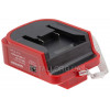 Адаптер перехідник WTL-CP (ЗП) USB/Type-C з ліхтариком для акумуляторів Einhell 18В