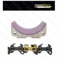 Цепь 50 звеньев (25 зубов) Power Sharp + камень шаг 3/8 паз 1,3