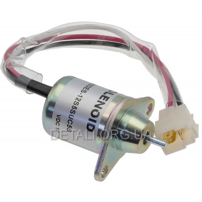 Соленоид отключения подачи топлива 12В 1503ES-12S5SUC5S 119653-77950 двигателя Yanmar 3TNE84