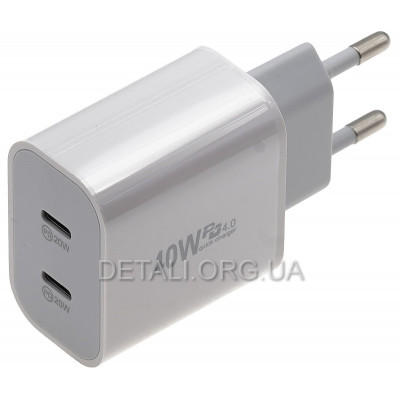 Зарядное устройство Olaf 40Вт PD4.0 Type-C