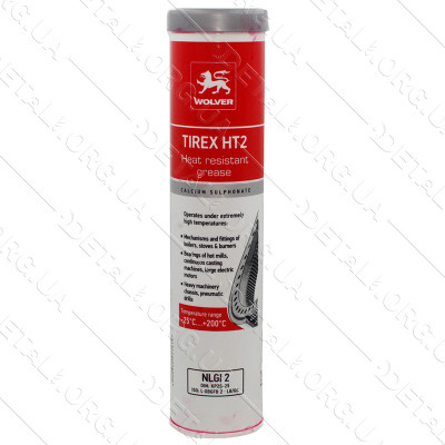 Мастило синтетична WOLVER TIREX HT2 туба 0,4л ПЕ (-25 ... + 200 С)
