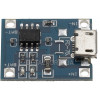 Модуль зарядки Micro-USB 5В 1А для Li-ion аккумуляторов 18650 TP4056 с защитой