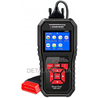 Сканер KONNWEI KW850 для діагностики автомобілів OBD 2