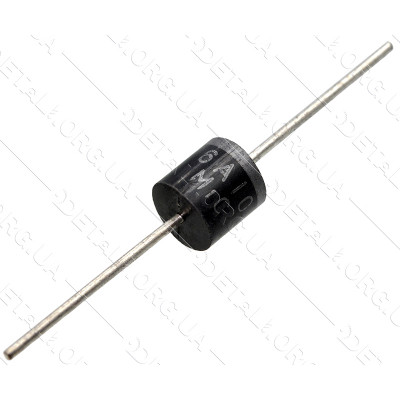 Диодный выпрямитель 6A10 6A, 1000V, R-6, d9*L57