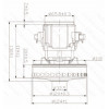 Двигун миючого пилососа d120 h130