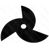 Нож - диск для мотокосы 3-х лучевой 3T сегментный d25,2*220