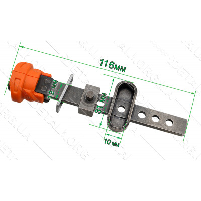 Шток лобзика L116 S12 рюмка 31*10 мм