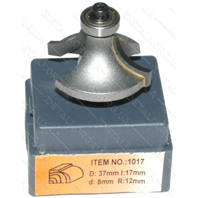 Фреза Globus Item 1017 D37mm l17mm d8mm R12mm