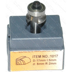 Фреза Globus Item 1017 D17mm l5mm d8mm R2mm