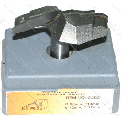 Фреза Globus Item 2402 D60mm l10mm d12mm C12mm