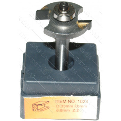 Фреза Globus Item 1023 D33mm l6mm d8mm Z1