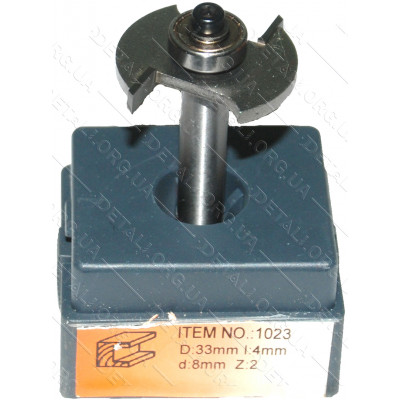 Фреза Globus Item 1023 D33mm l4mm d8mm  Z1