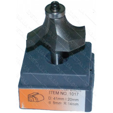 Фреза Globus Item 1017 D41mm L20mm d8mm R14mm
