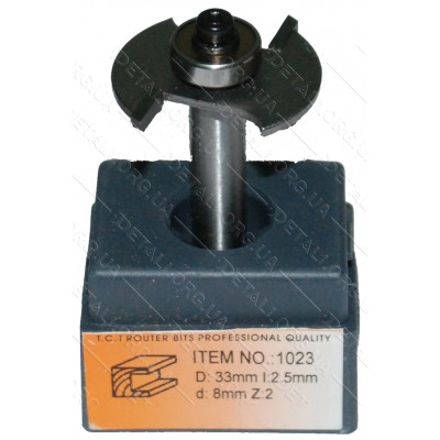 Фреза Globus Item 1023 D33mm L2.5mm d8mm Z:2
