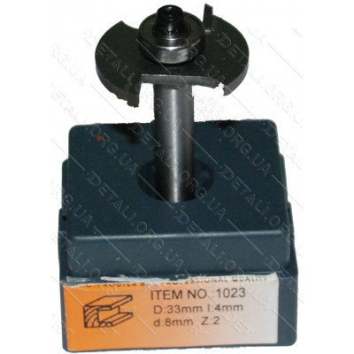 Фреза Globus Item 1023 D33mm L4mm d8mm  Z : 2
