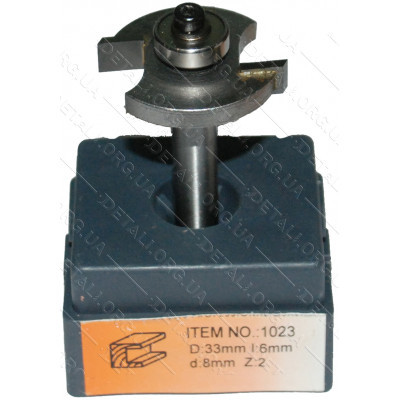 Фреза Globus Item 1023 D33mm L6mm d8mm  Z : 2