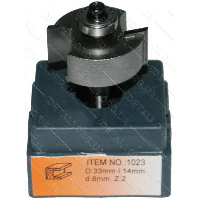 Фреза Globus Item 1023 D33mm L14mm d8mm  Z : 2