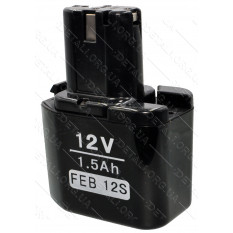 Аккумулятор шуруповерта Hitachi узкий 4 контакта FEB12s 12V 1.5Ah