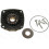 Фланец в сборе болгарки Bosch GWS 8-125 оригинал 1607000448