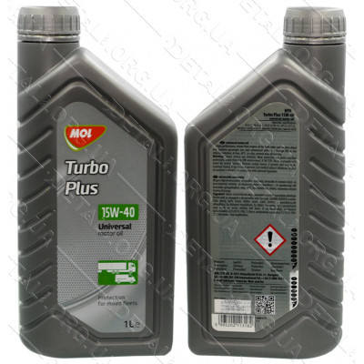 Масло для 4-х тактных двигателей Dynamic Turbo Plus15W-40 MOL 1л