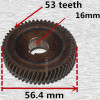 Зубчатое колесо 53 Makita (Макита) оригинал 221636-4