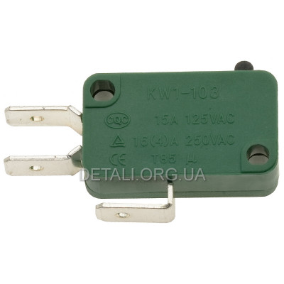 Мікроперемикач Daier KW1 103-1 (10A, 250VAC)
