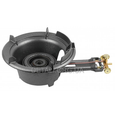 Газовий чавунний пальник WOK LONE STA 27 KB, 2 контури GH