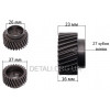 Шестерня - боченок перфоратора STURM RH-2590, Waller-650, Omax-650 (d37*26 /h23/27 зуб влево/крест)