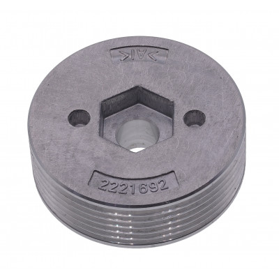 Шкив ремня шлифмашины Makita M9400 (d10*52.9 6 ручейков) оригинал 222169-2