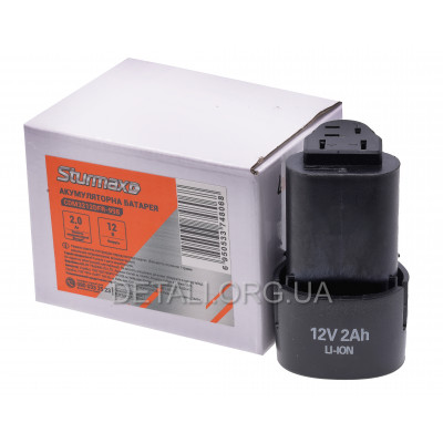 Аккумулятор шуруповерта Li-Ion 12В, 2.0 Ач Sturmах CD3212DFR-998
