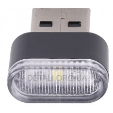 Світлодіодний універсальний міні-ліхтарик USB 5V білий (1шт)
