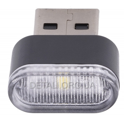 Світлодіодний універсальний міні-ліхтарик USB 5V білий (1шт)