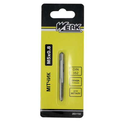 Мітчик M5x0.8 1 шт. WERK