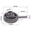 Пьяный подшипник перфоратора Makita HR 2450 аналог 219014-0