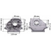 Крышка блока двигателя 168F (6,5Hp) генератора/мотоблока