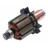 Якорь аккумуляторного шуруповерта Makita BDF442 (72,5*31 шестерня d9,5 14-з прямо) оригинал 619196-2