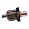 Якорь аккумуляторного шуруповерта Makita BDF442 (72,5*31 шестерня d9,5 14-з прямо) оригинал 619196-2