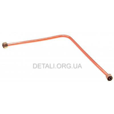 Трубка на компрессор 3/8" L570mm гайка 3/8*3/8