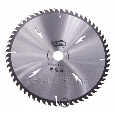 Нож триммера победит 255*25,4*1,8/ 60-T WINZOR LV PRO